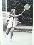 Kathy O'Leary, Drury College Tennis 1974.