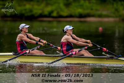 Meghan O'Leary and Ellen Tomek, USTC Women's Double. Photo courtesy of row2k.com