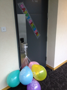 Balloons for the Birthday girl!