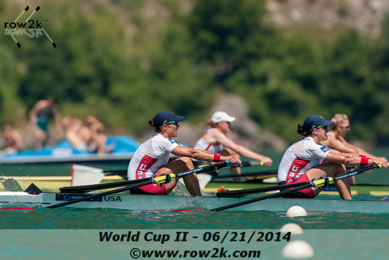 Final strokes of our semifinal at World Cup 2. (Photo courtesy of row2k.com, Erik Dresser)