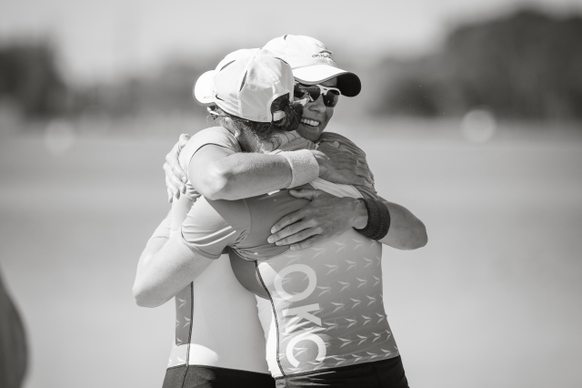 Olympian Meghan O'Leary and two-time Olympian, Ellen Tomek Photo Credit: Lisa Worthy Photography